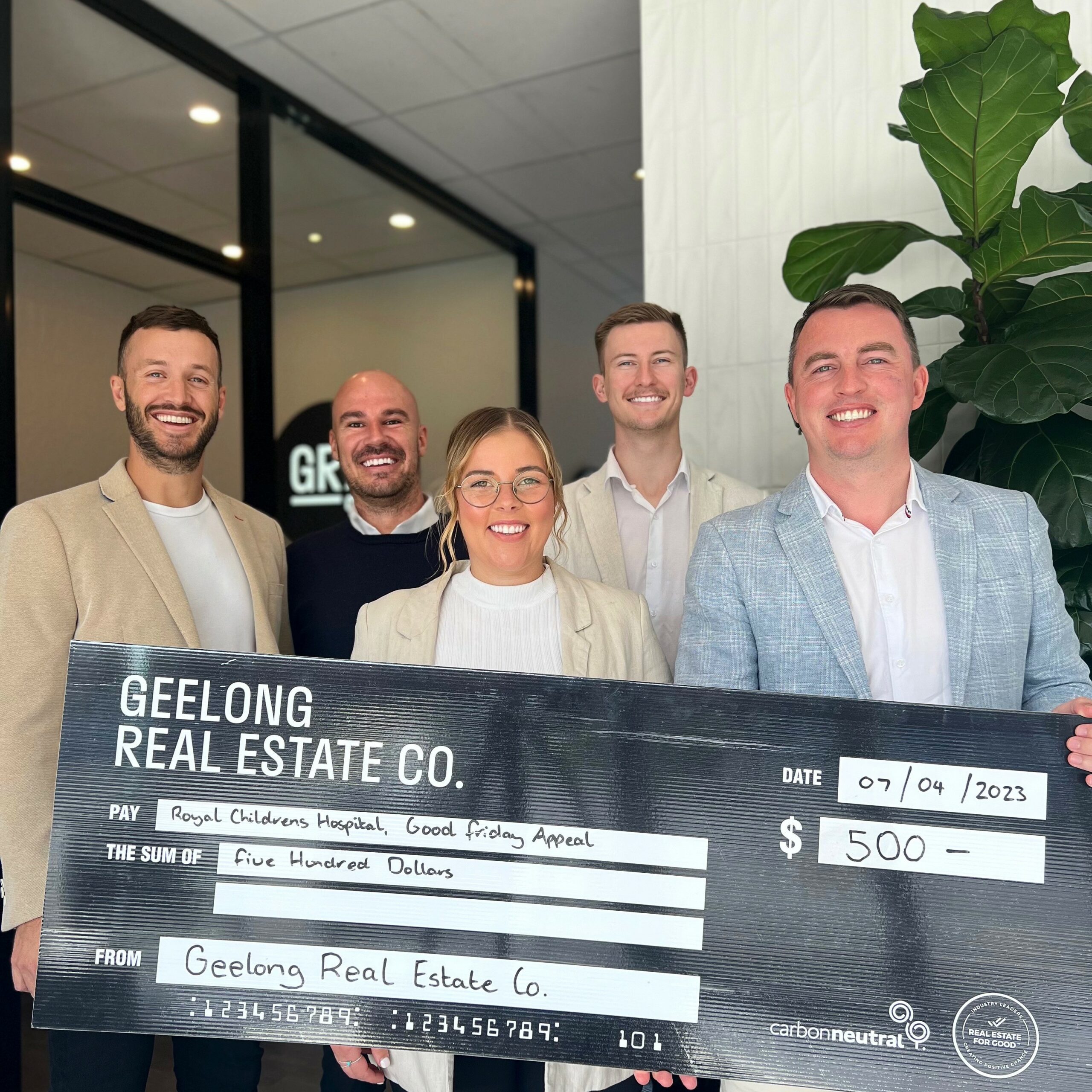 Geelong Real Estate Co Donation